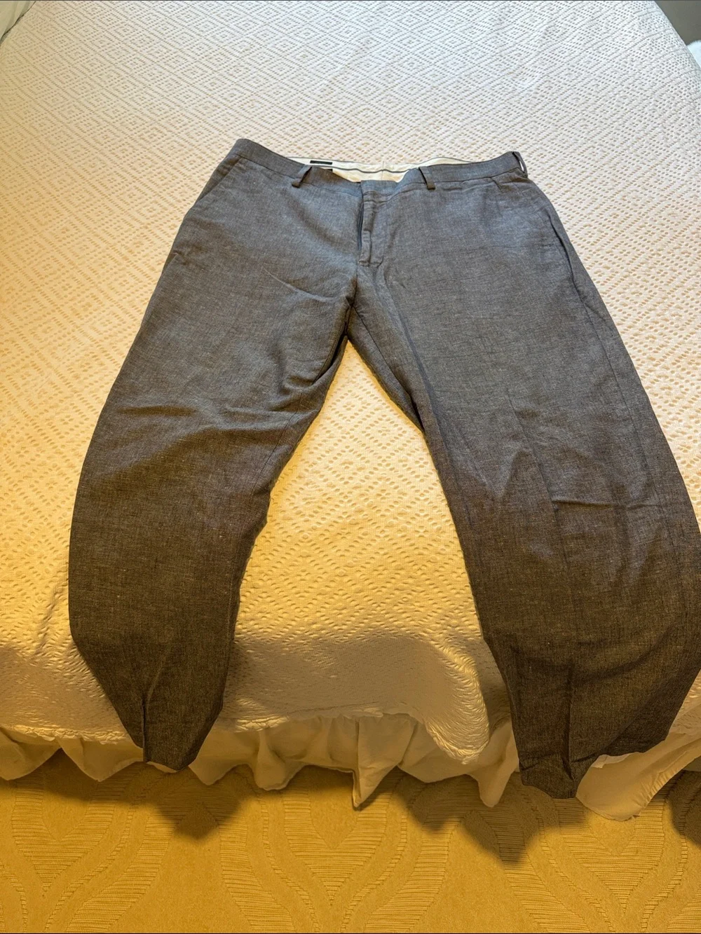 J Crew Ludlow Linen Suit Pants